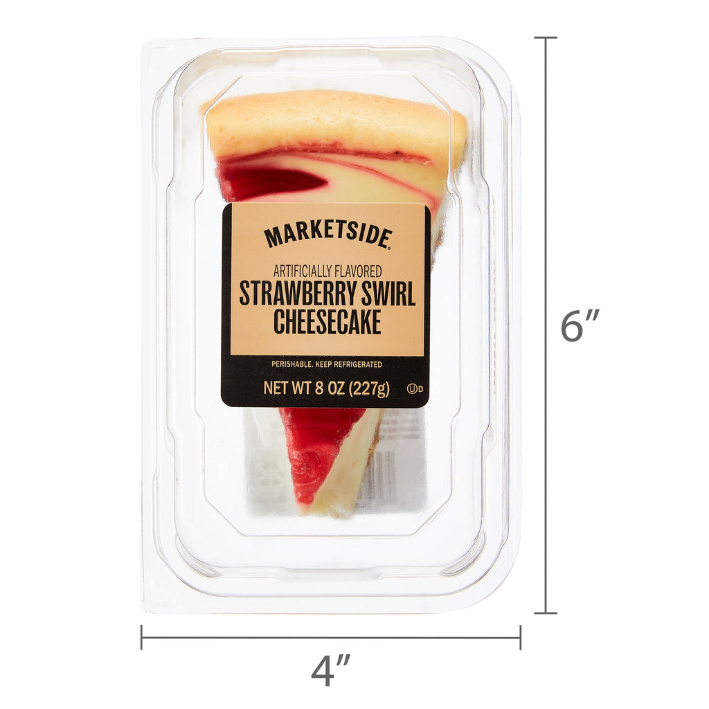 Strawberry Swirl Cheesecake 8 Oz 1 Count Marketside