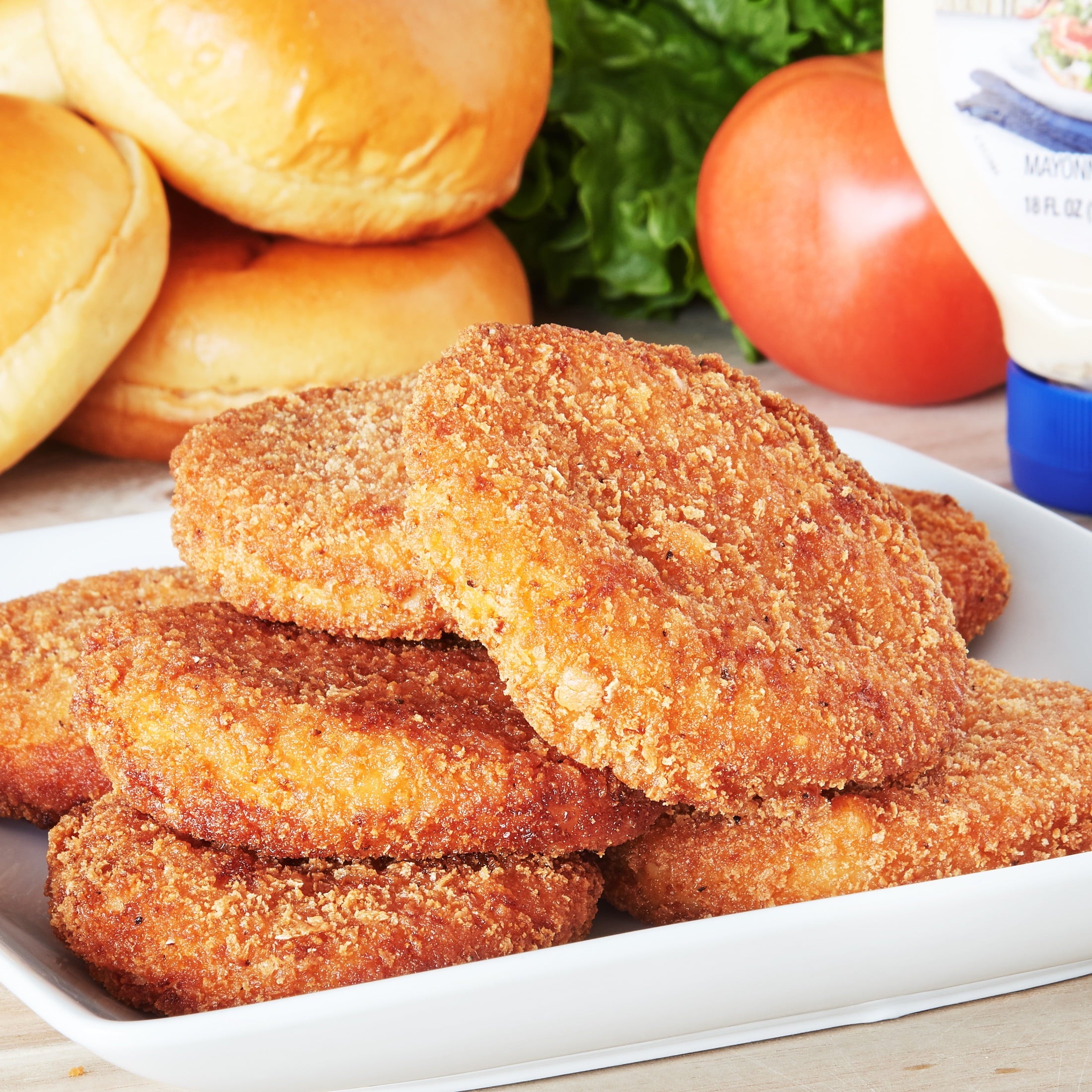 Great Value Breaded Chicken Patties Original Frozen 23.8 Oz 9 Count