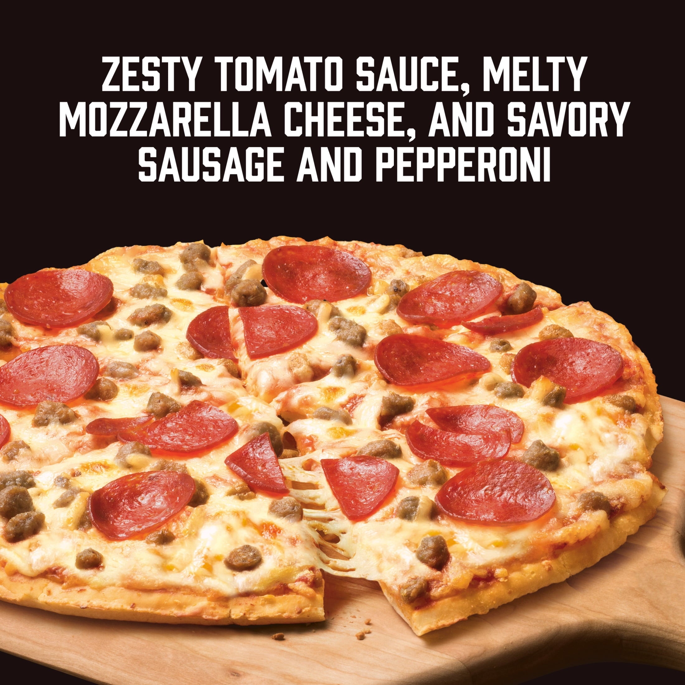 Red Baron Sausage And Pepperoni Classic Crust Frozen Pizza 21.95 Oz