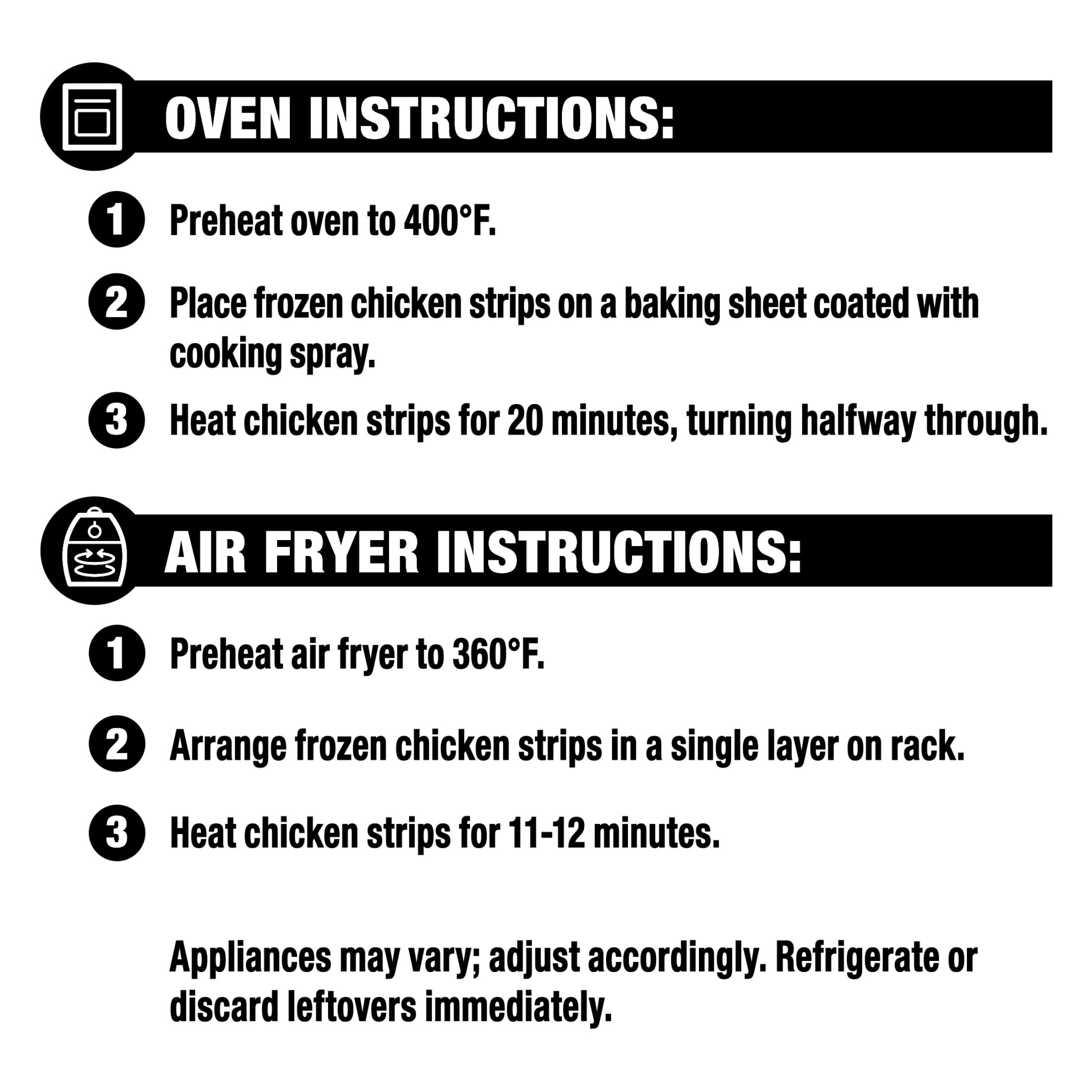 Great Value Fully Cooked Chicken Strips 25 Oz Frozen