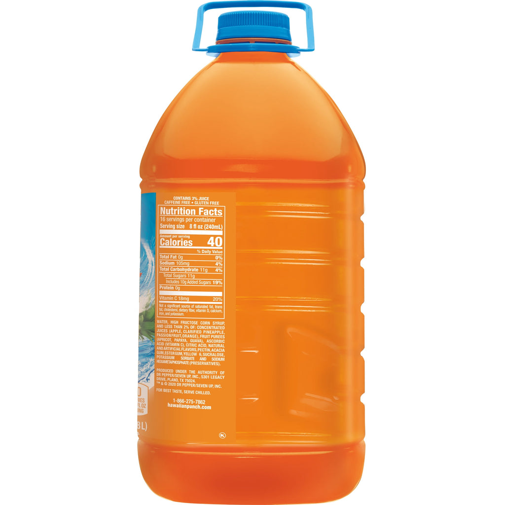 Hawaiian Punch Orange Ocean Fruit Juice Drink 1 gal Bottle