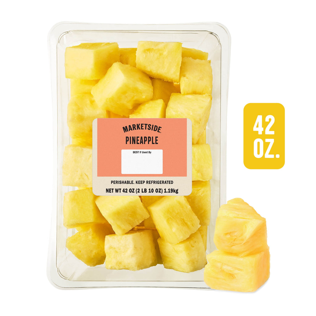 Marketside Fresh Cut Pineapple Chunks 42 Oz Tray