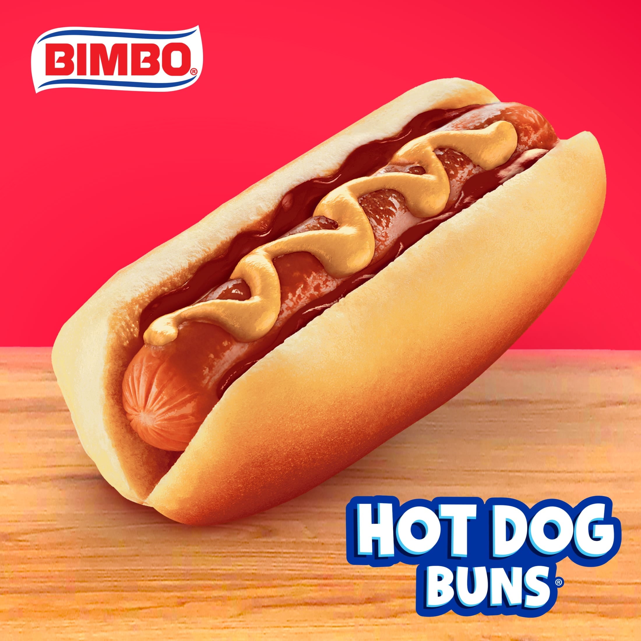 White Hot Dog Buns 14 Oz 8 Count Bimbo