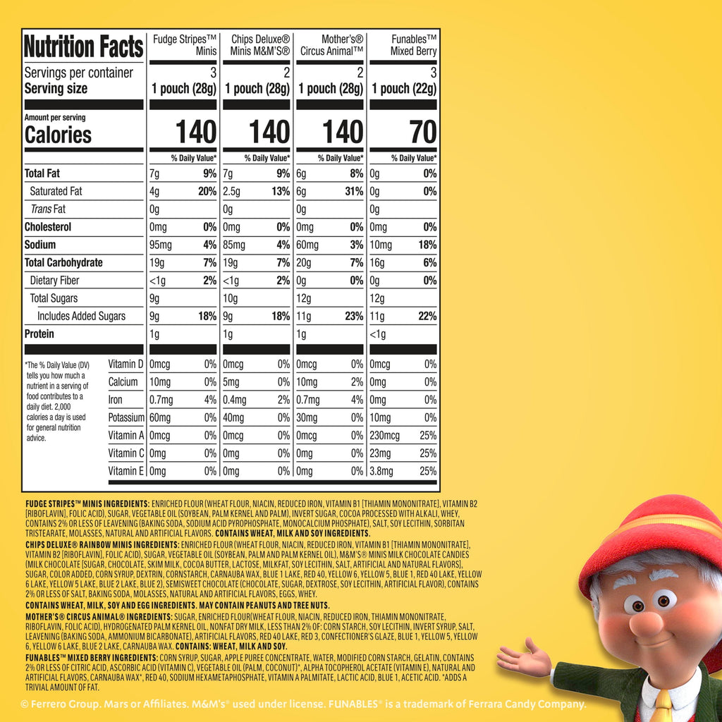 Sweet Treat Variety Pack 9.4 Oz 10 Count Keebler