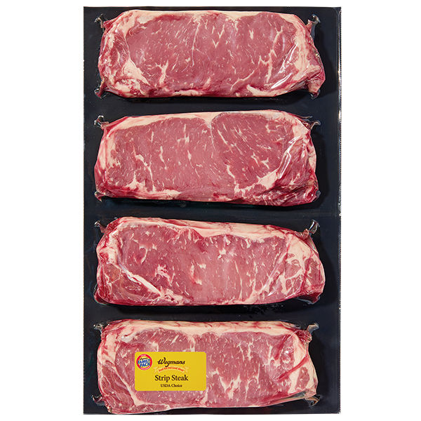 Wegmans Choice Strip Steak Family Pack 2.5 lbs