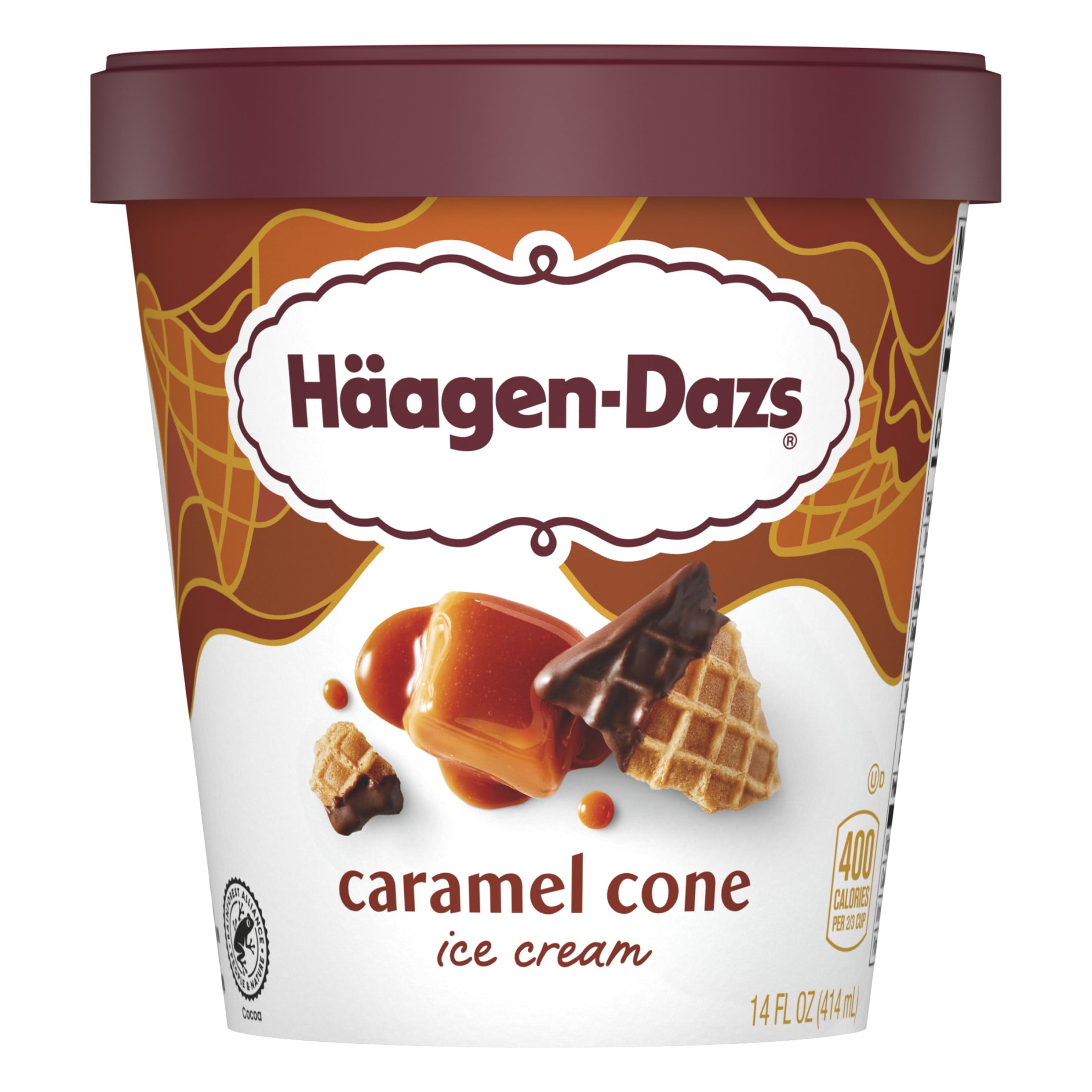 Häagen-Dazs Caramel Cone Ice Cream 14 Oz