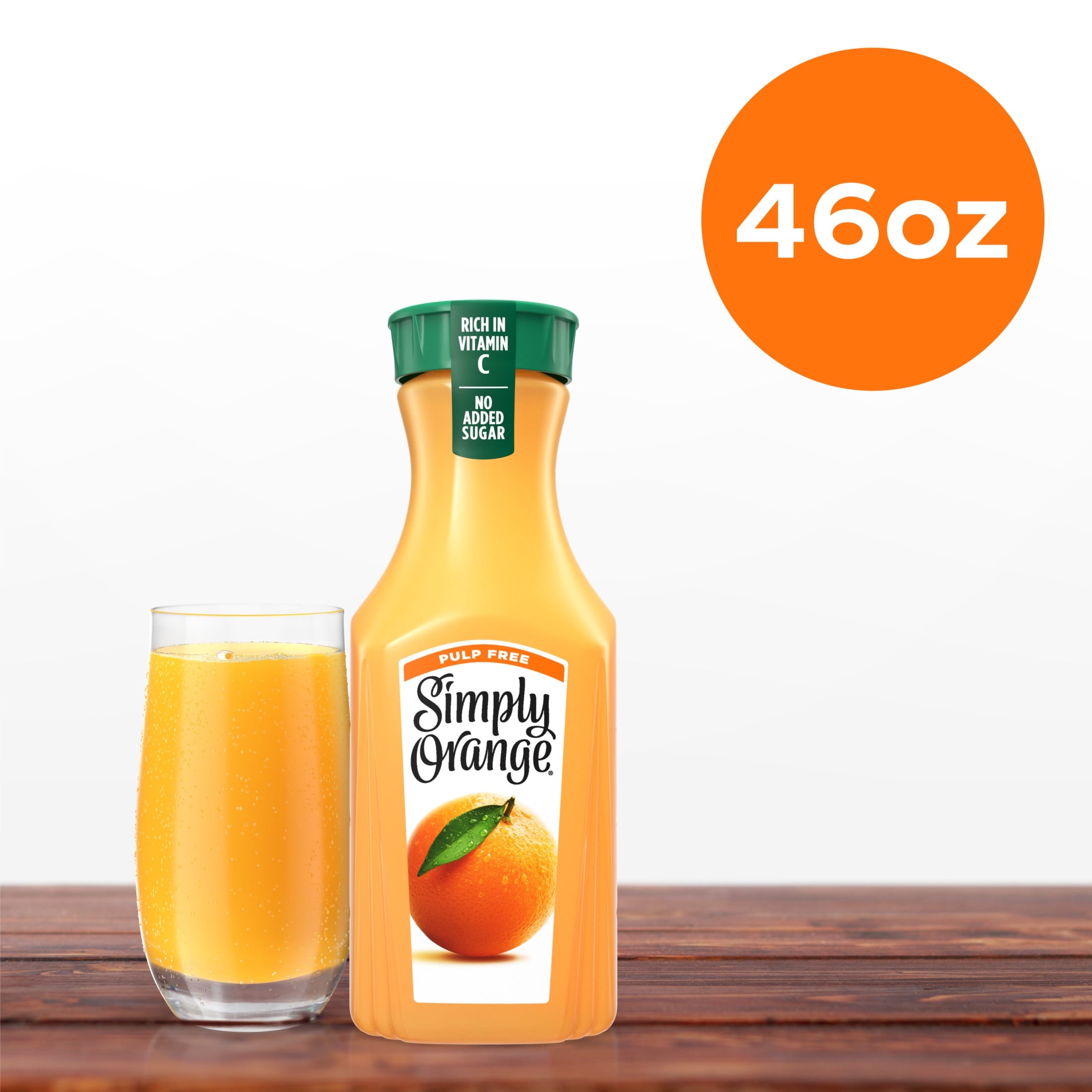 Simply Orange Pulp-Free Orange Juice 46 fl oz