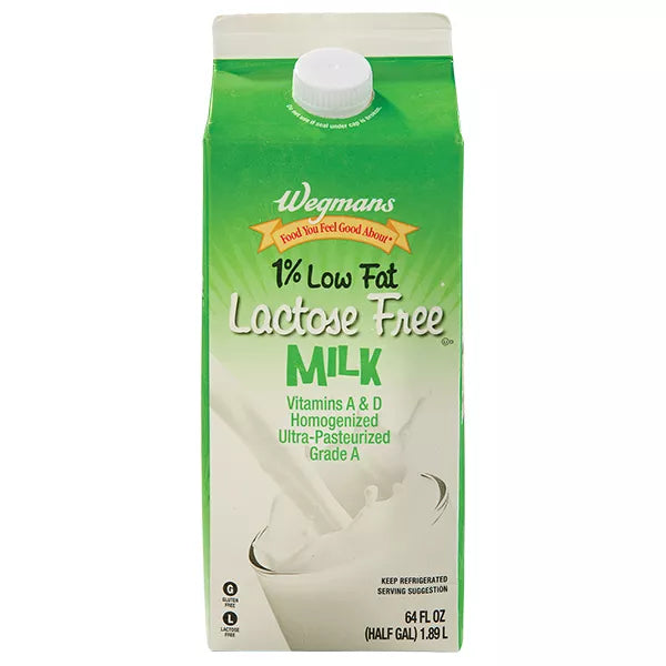 Wegmans 1% Low Fat Lactose Free Milk 64 fl. oz.