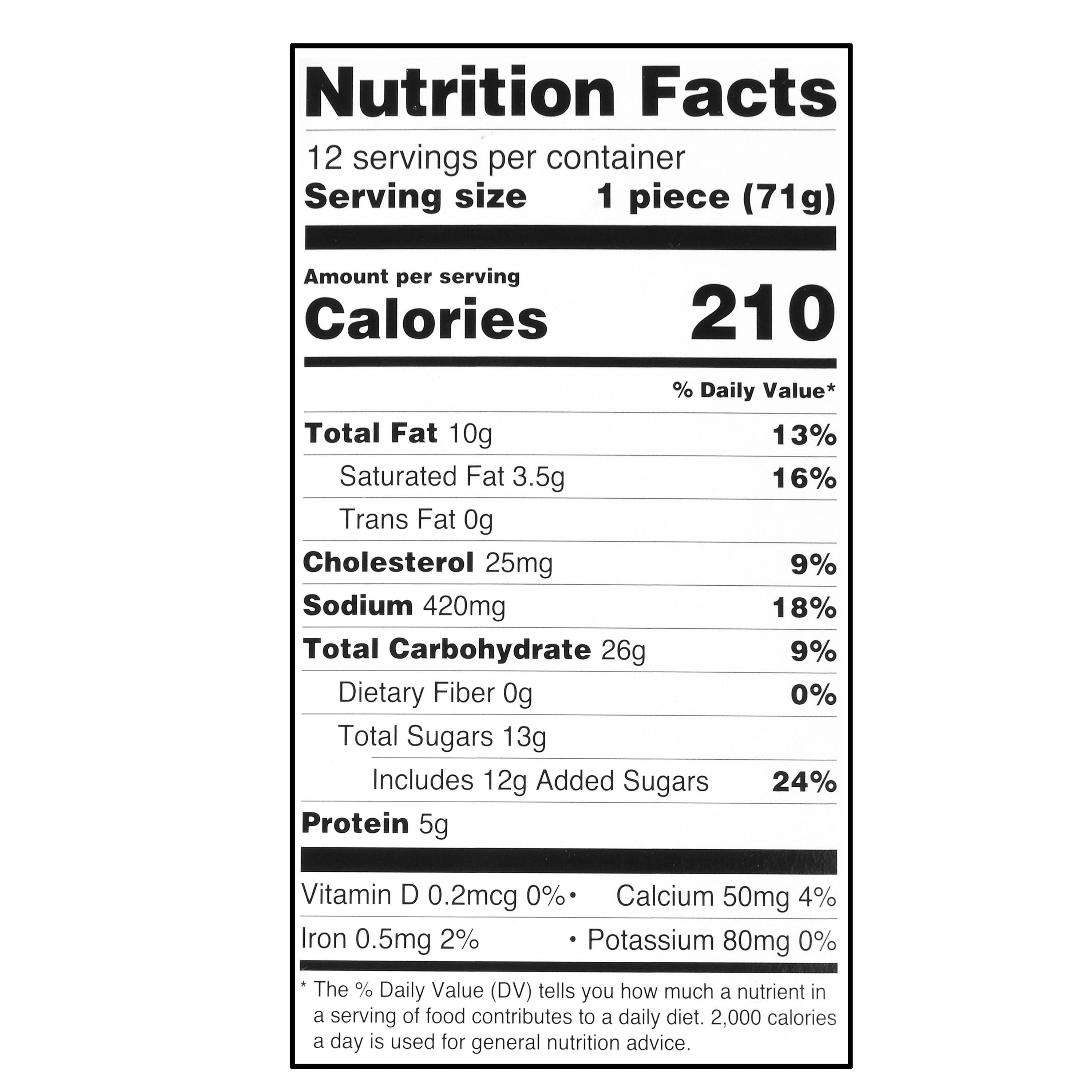 Great Value Pancakes & Sausage on a Stick Frozen 12 Count 30 Oz