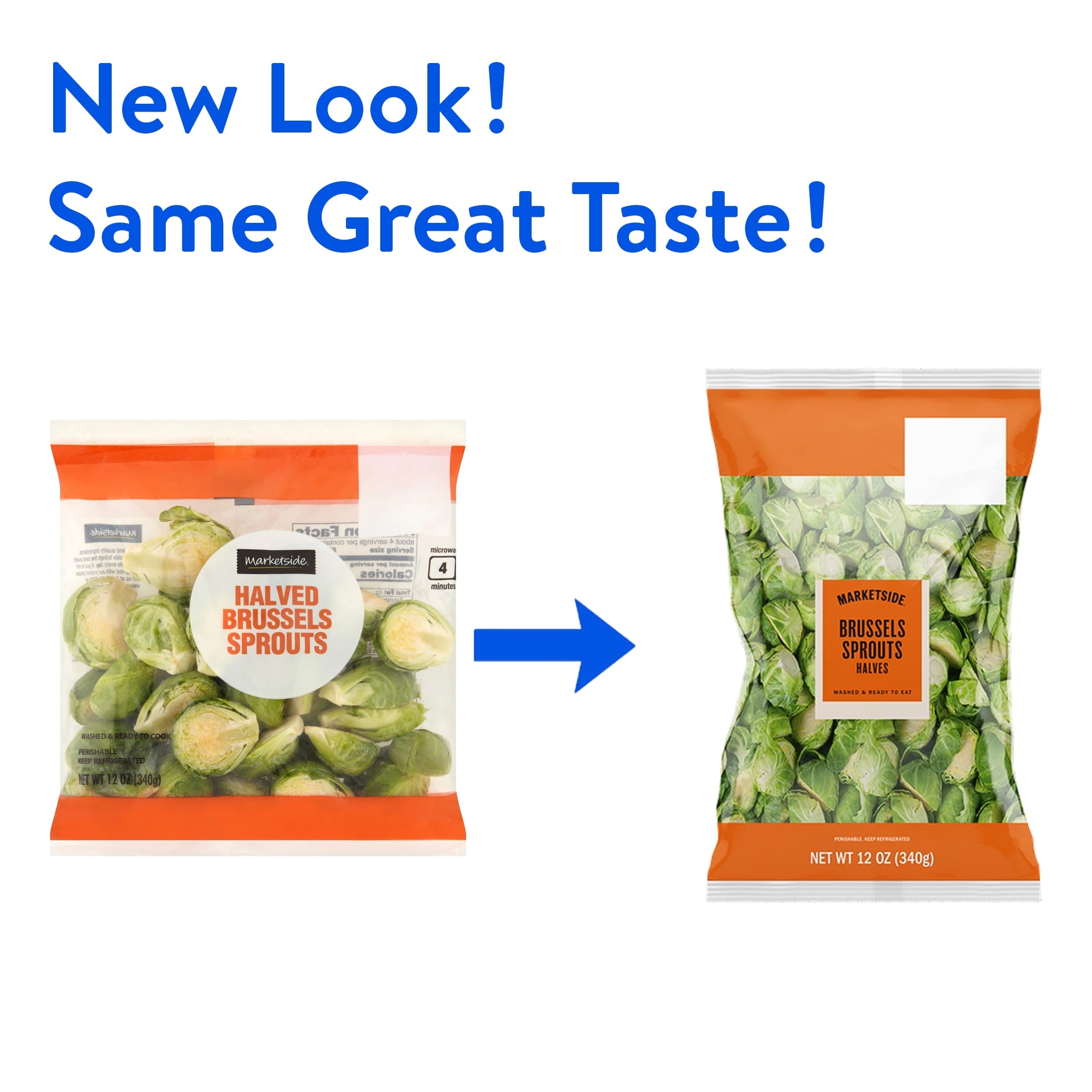 Fresh Halved Brussels Sprouts 12 Oz