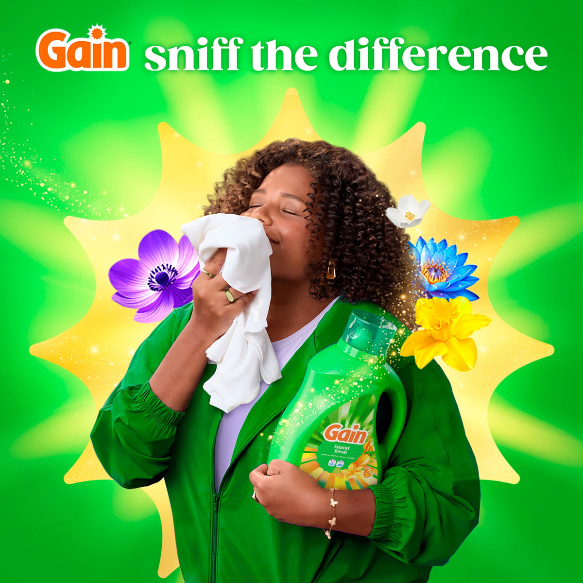 Gain Liquid Laundry Detergent Island Fresh Scent 81 fl oz 61 Loads