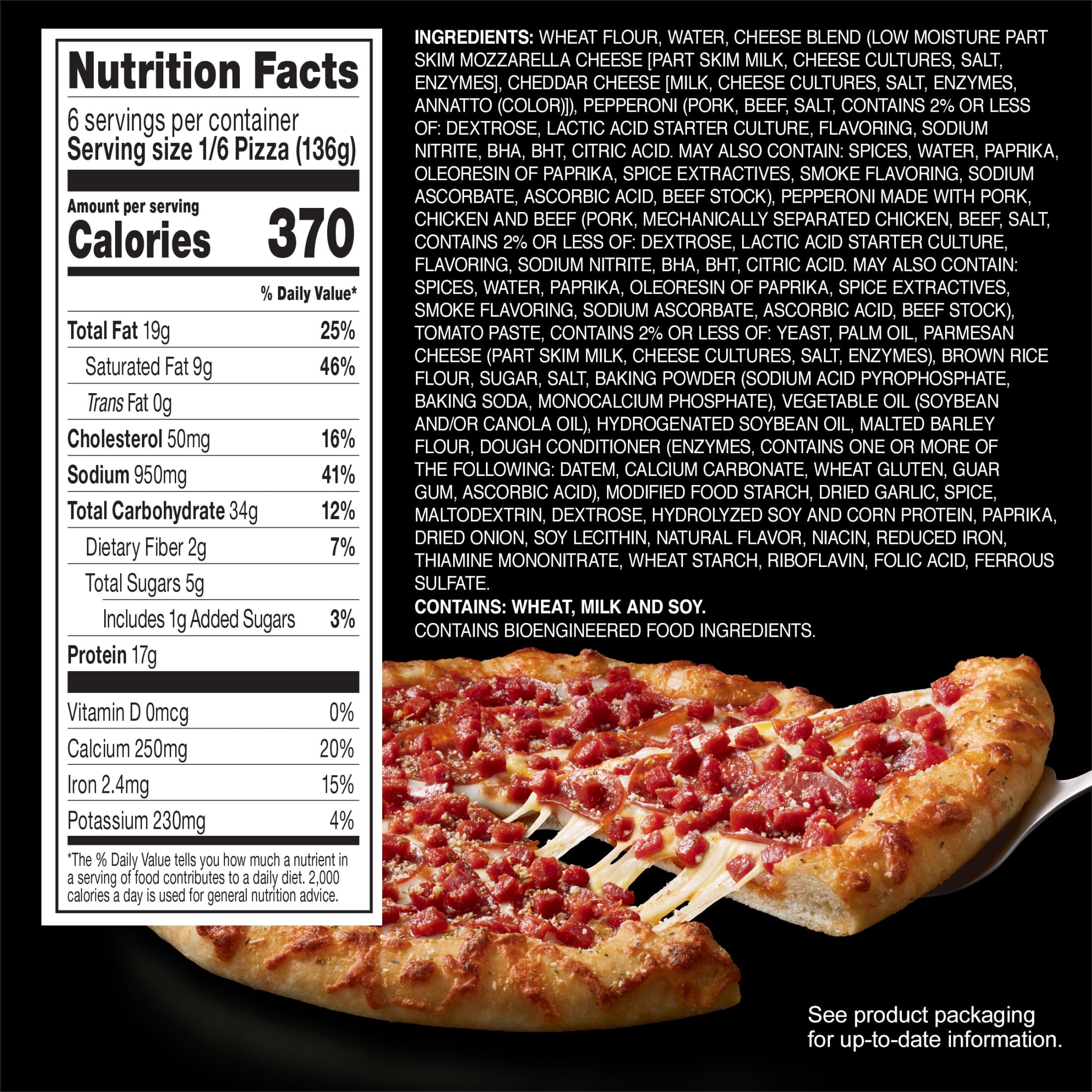 Red Baron Fully Loaded Hand Tossed Pepperoni Frozen Pizza 28.75 Oz
