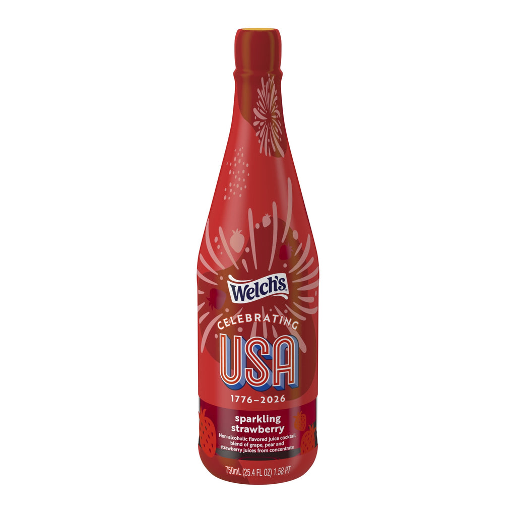 Welch's Non-Alcoholic Sparkling Strawberry Juice Cocktail 25.4 fl oz Bottle