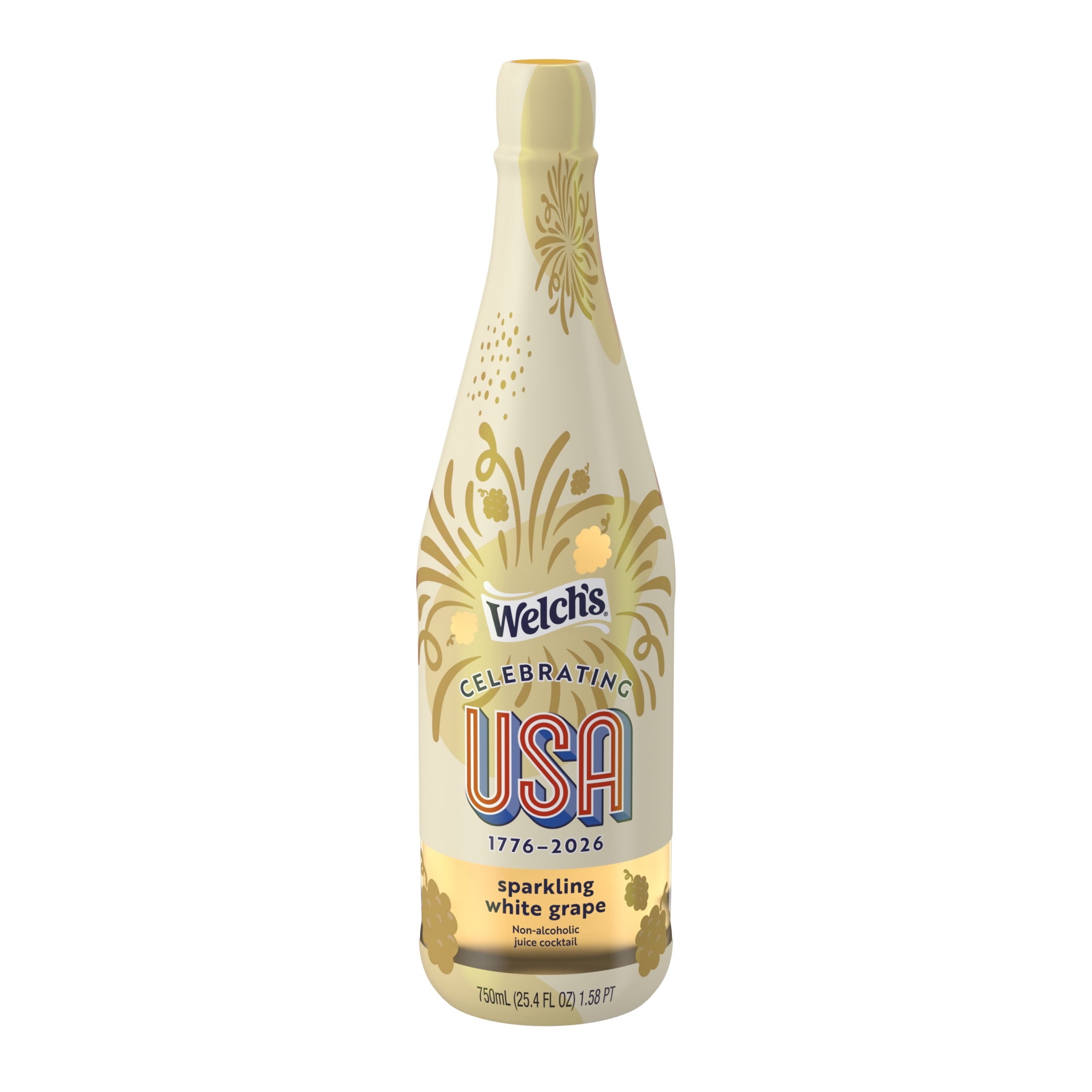 Welch's Sparkling White Grape Juice Cocktail 25.4 fl oz Bottle