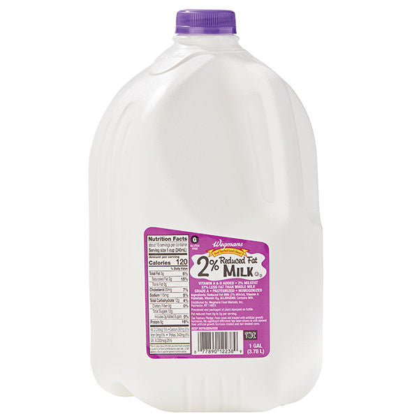 Wegmans 2% Reduced Fat Milk 128 fl oz