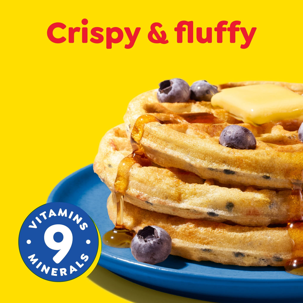 Eggo Blueberry Waffles Frozen Breakfast 12.3 Oz 10 Count