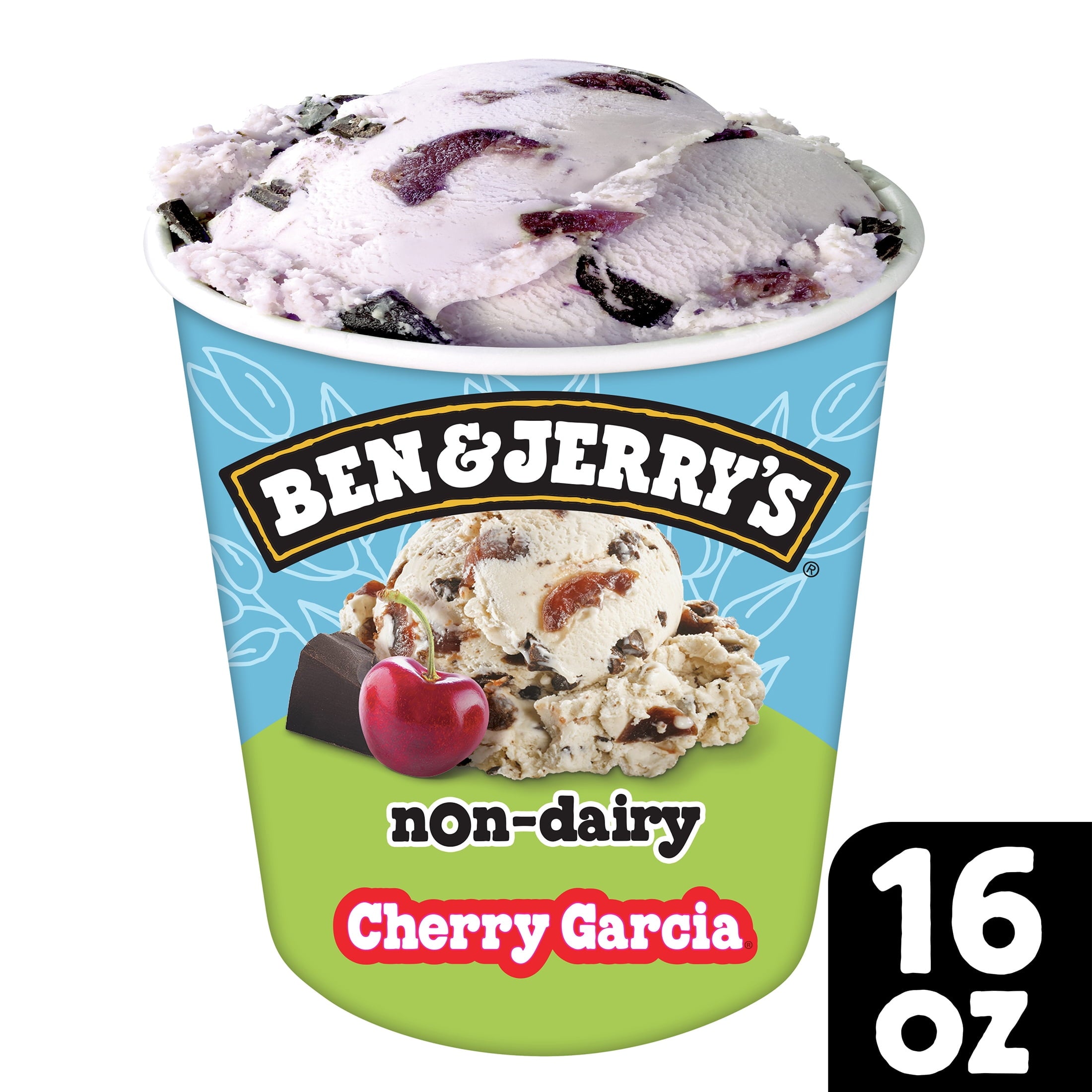 Ben & Jerry's Dairy-Free Oat Milk Cherry Garcia Frozen Dessert 1 Pint