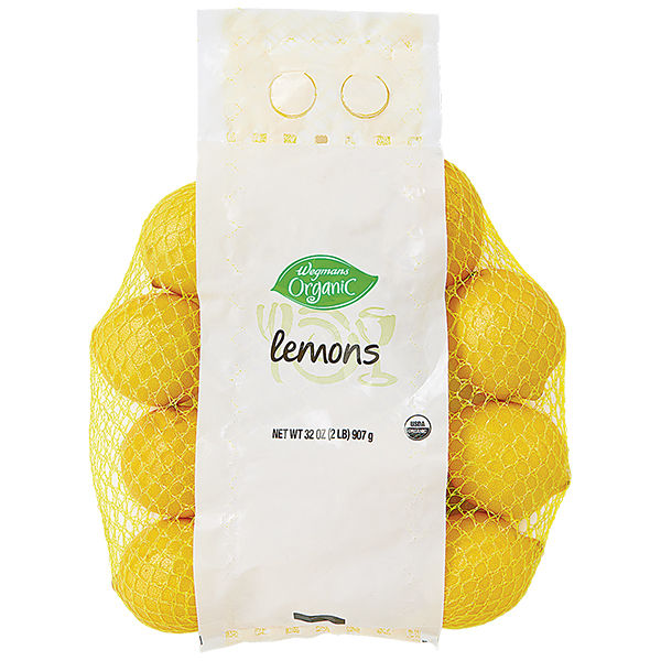 Wegmans Organic Bagged Lemons