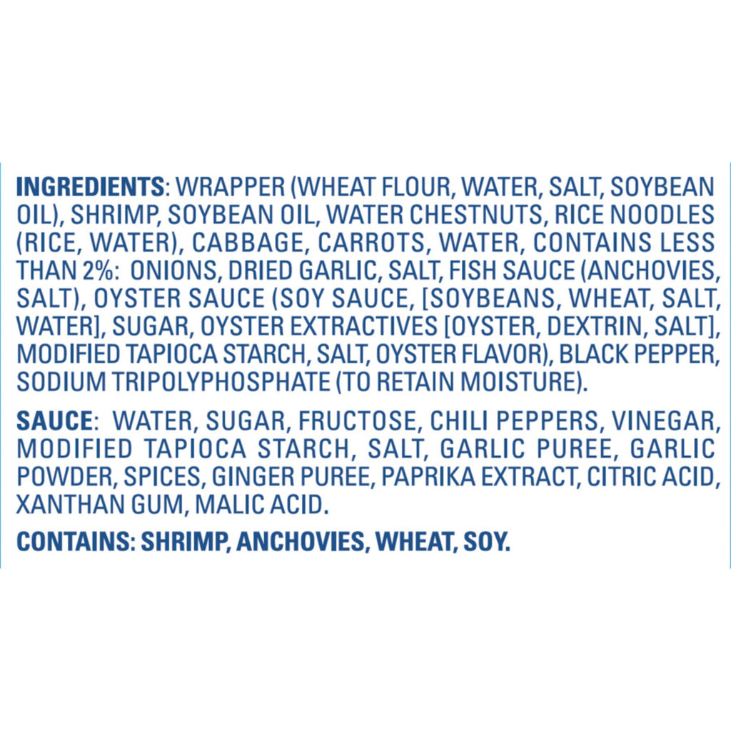 SeaPak Shrimp Spring Rolls Sweet Thai Chili Sauce Frozen 18 Oz 14 Count