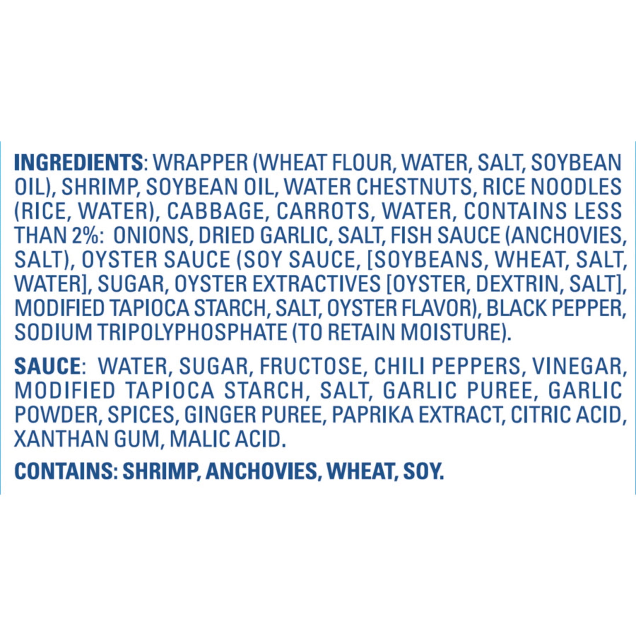 SeaPak Shrimp Spring Rolls Sweet Thai Chili Sauce Frozen 18 Oz 14 Count