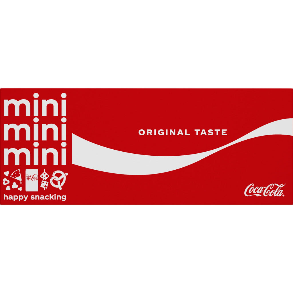 Soda Pop Fridge Pack Mini Cans 7.5 Fl Oz 10 Pack Coca-Cola