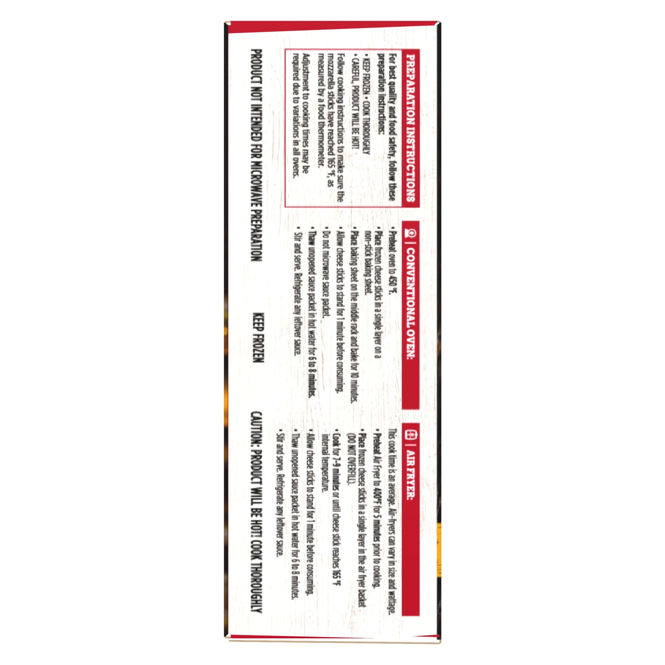 TGI Fridays Mozzarella Sticks Value Size Frozen Snacks with Marinara Sauce 30 Oz