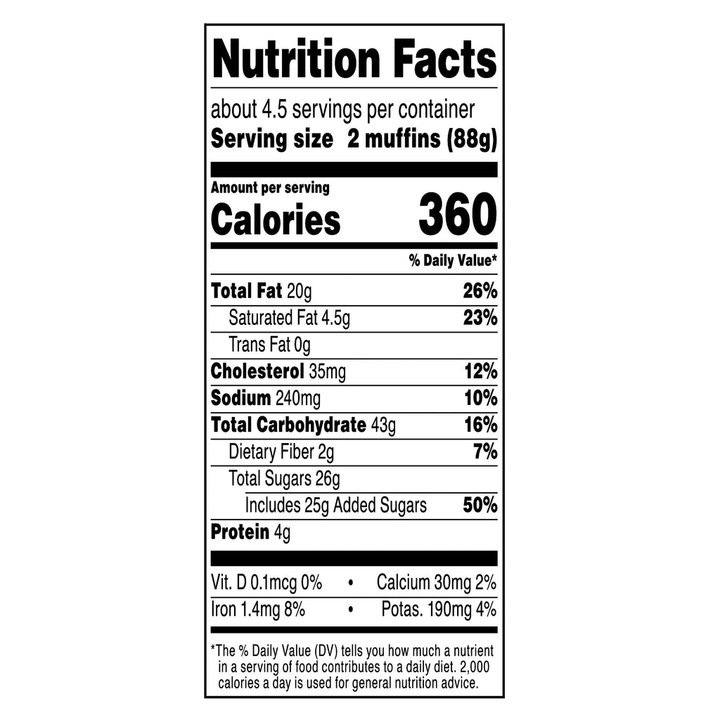 Triple Chocolate Baked Muffins 14 Oz 9 Count Marketside