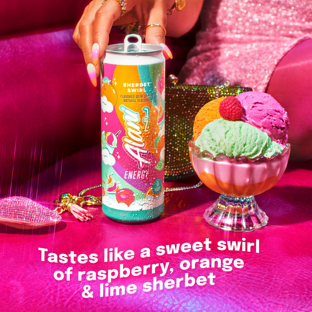Alani Nu Sherbet Swirl Energy Drink 12 fl oz Single Can