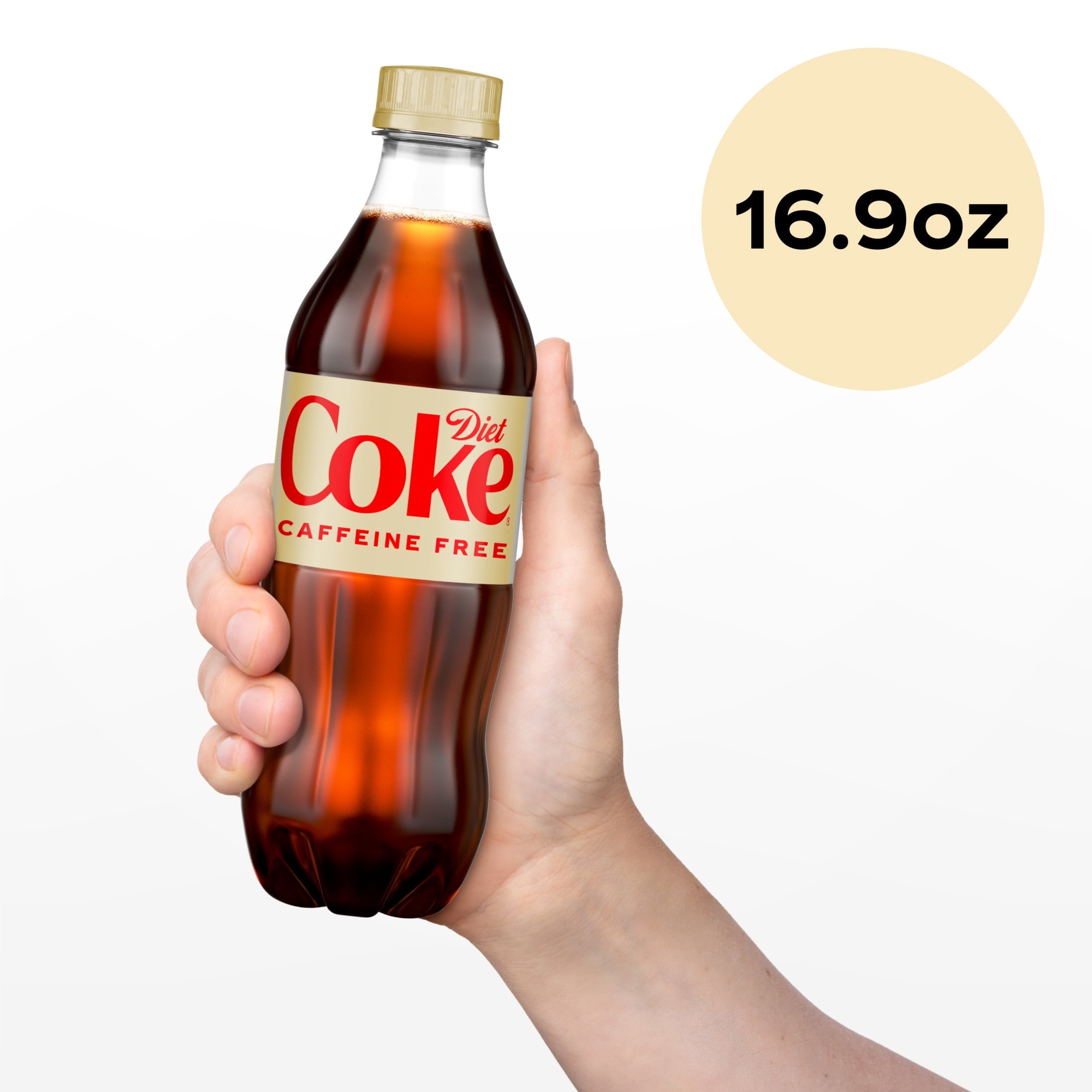 Caffeine-Free Soda Pop Bottles 16.9 Fl Oz 6 Pack Diet Coke