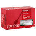 Wegmans White Plastic Spoons Heavy Duty 12 Count