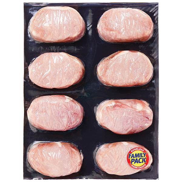 Wegmans Boneless Center Cut Pork Chops Family Pack 4.09 lbs