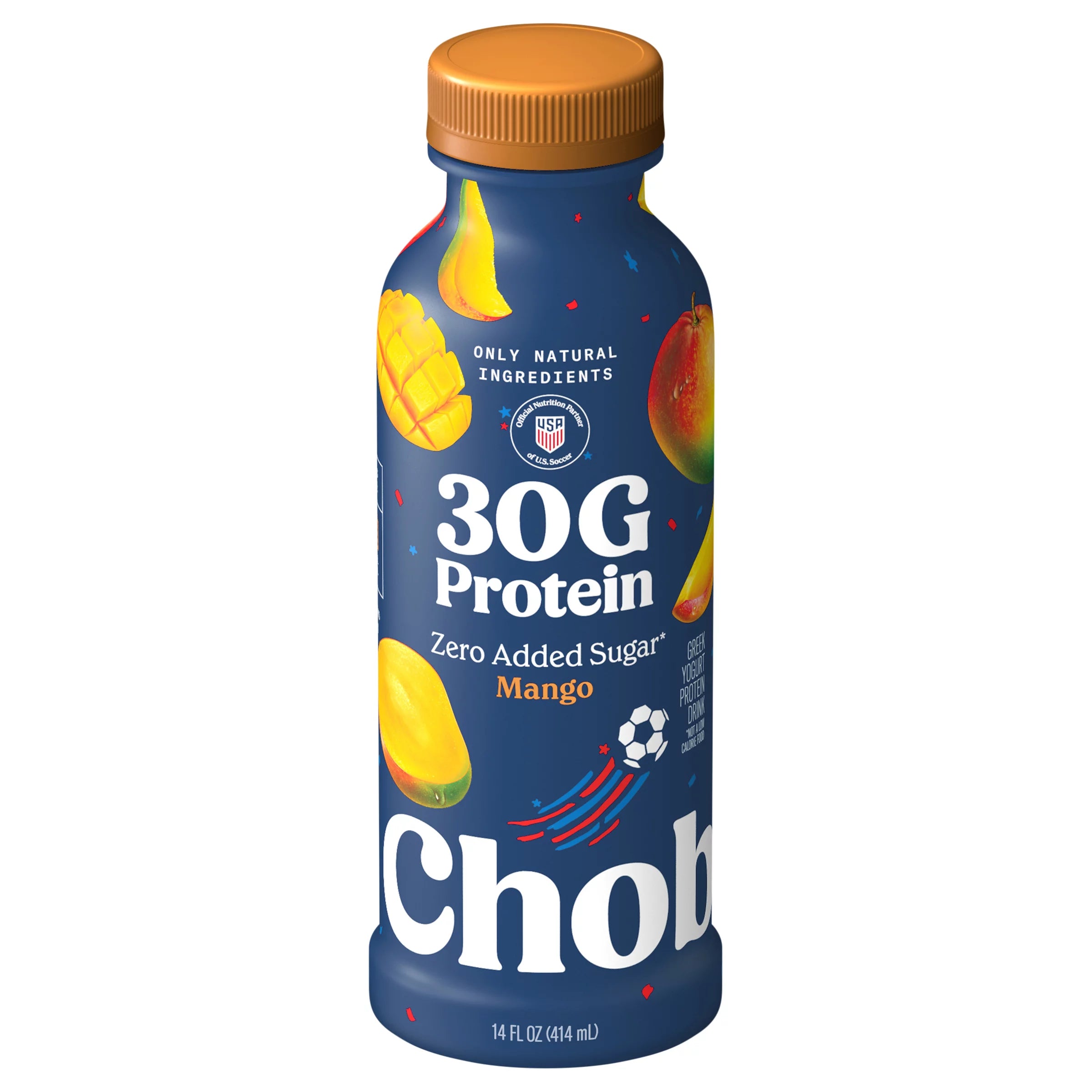 Chobani Zero Added Sugar Greek Yogurt Mango Protein Drink
14 fl. oz.