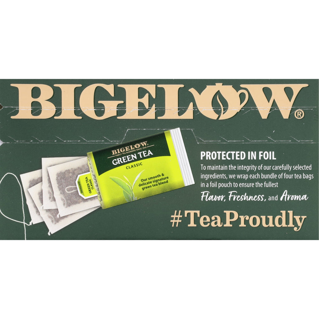 Bigelow Classic Naturally Caffeinated Green Tea Bags 40 Count