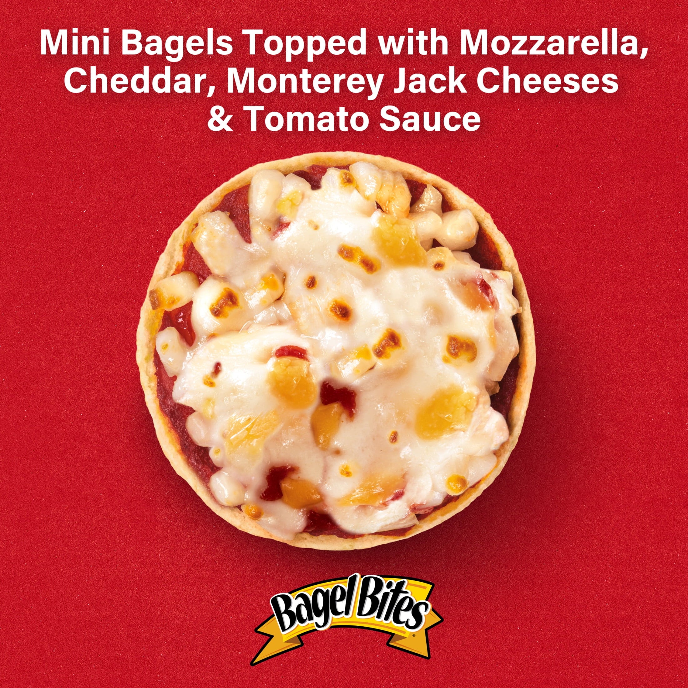 Bagel Bites Three Cheese Mini Pizza Bagel Frozen Snacks 7 Oz 9 Count