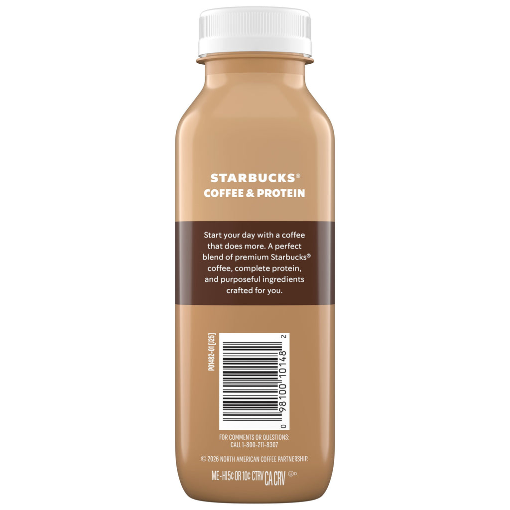 Starbucks Naturally Caffeinated Mocha Caffe Blended Coffee 12 fl oz Bottle