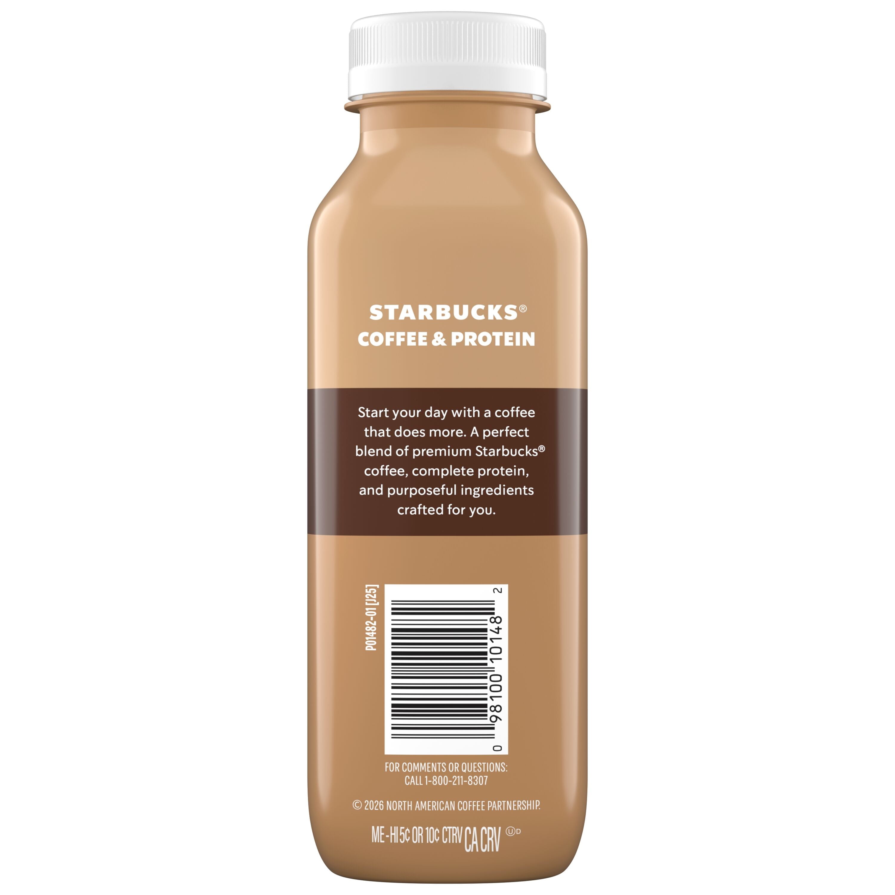 Starbucks Naturally Caffeinated Mocha Caffe Blended Coffee 12 fl oz Bottle