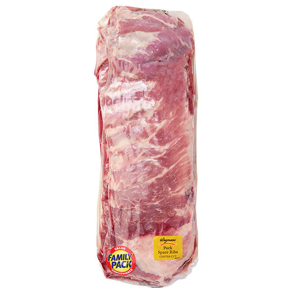 Wegmans Fresh Center Cut Pork Spare Ribs Family Pack 4.2 lbs