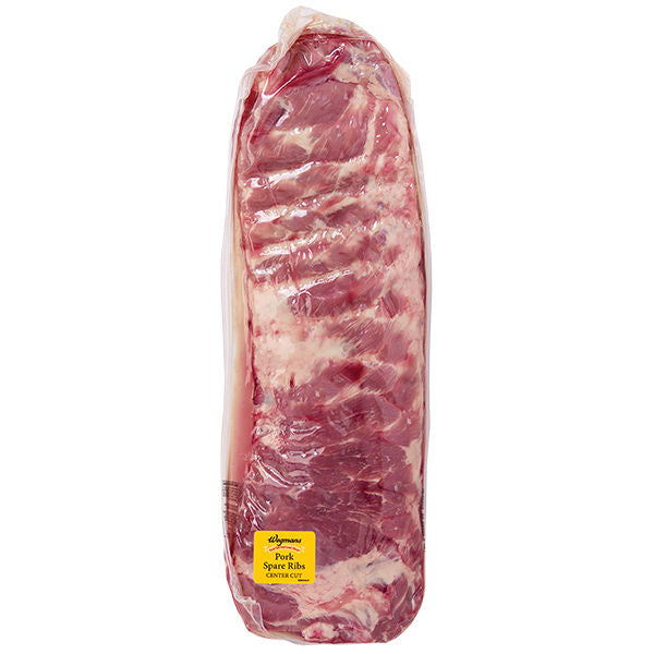 Wegmans Fresh Center Cut Pork Spare Ribs 3.49 lbs