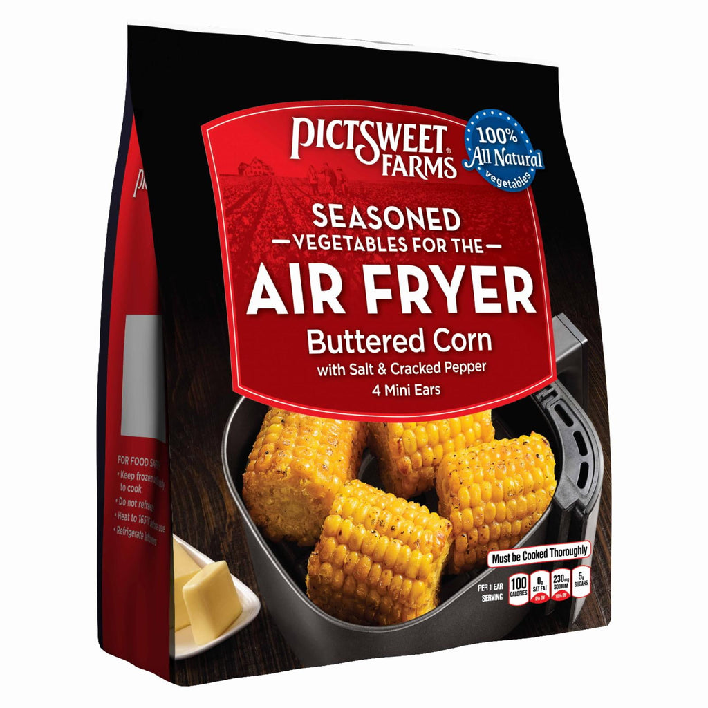 Pictsweet Farms Frozen Buttered Corn on the Cob for Air Fryer 4 Count
