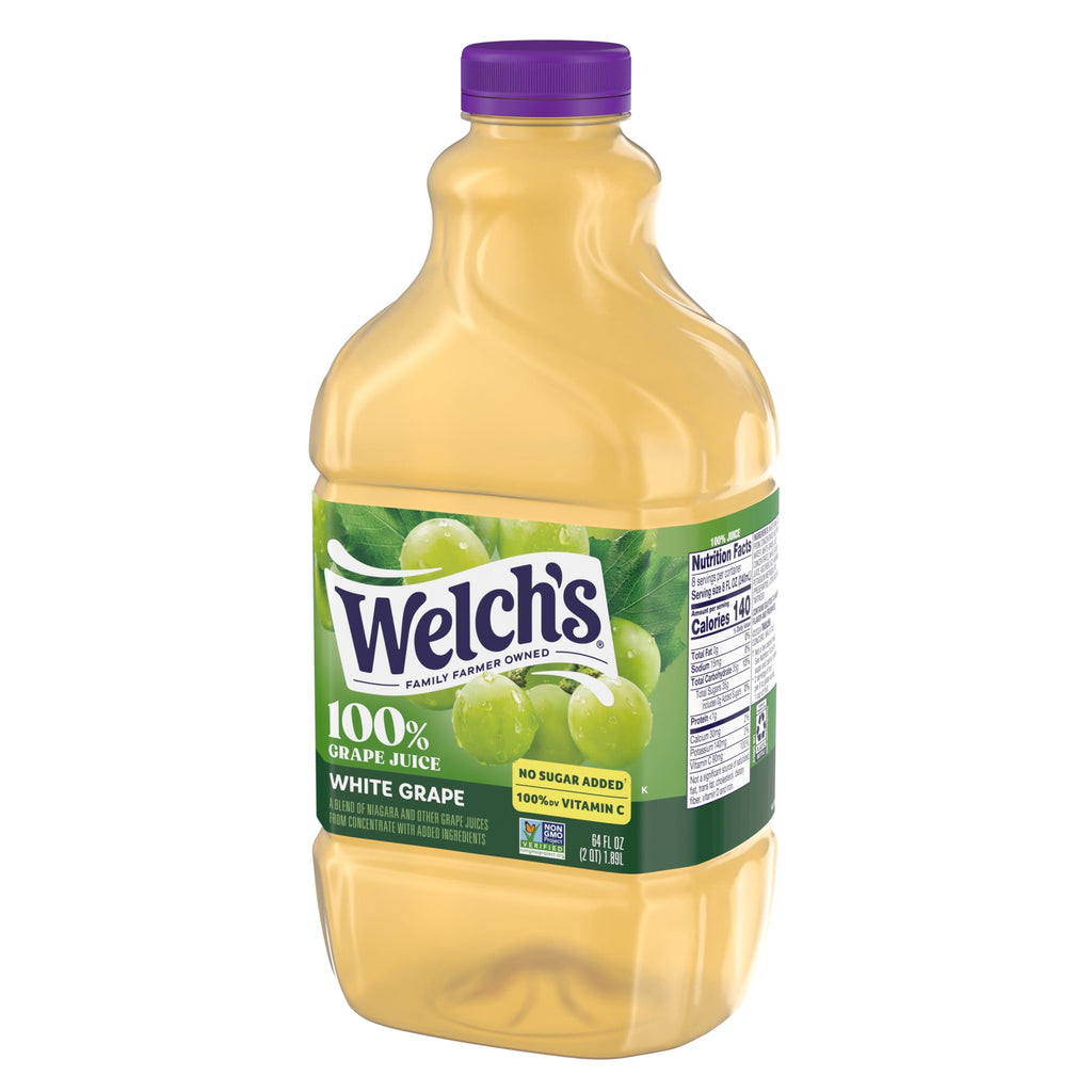 Welch's 100% White Grape Juice 64 fl oz Bottle