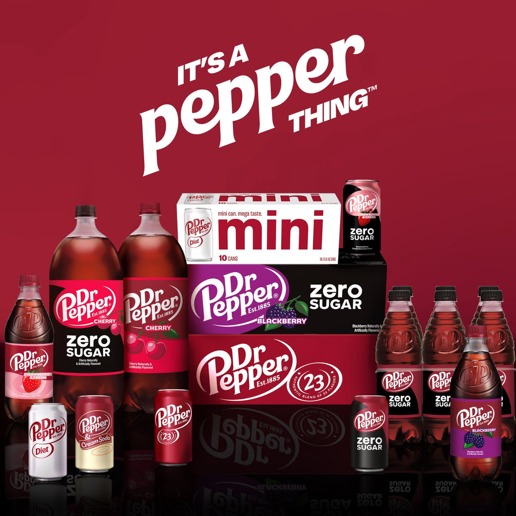 Dr Pepper & Cream Soda Pop Cans 12 Fl Oz 12 Pack