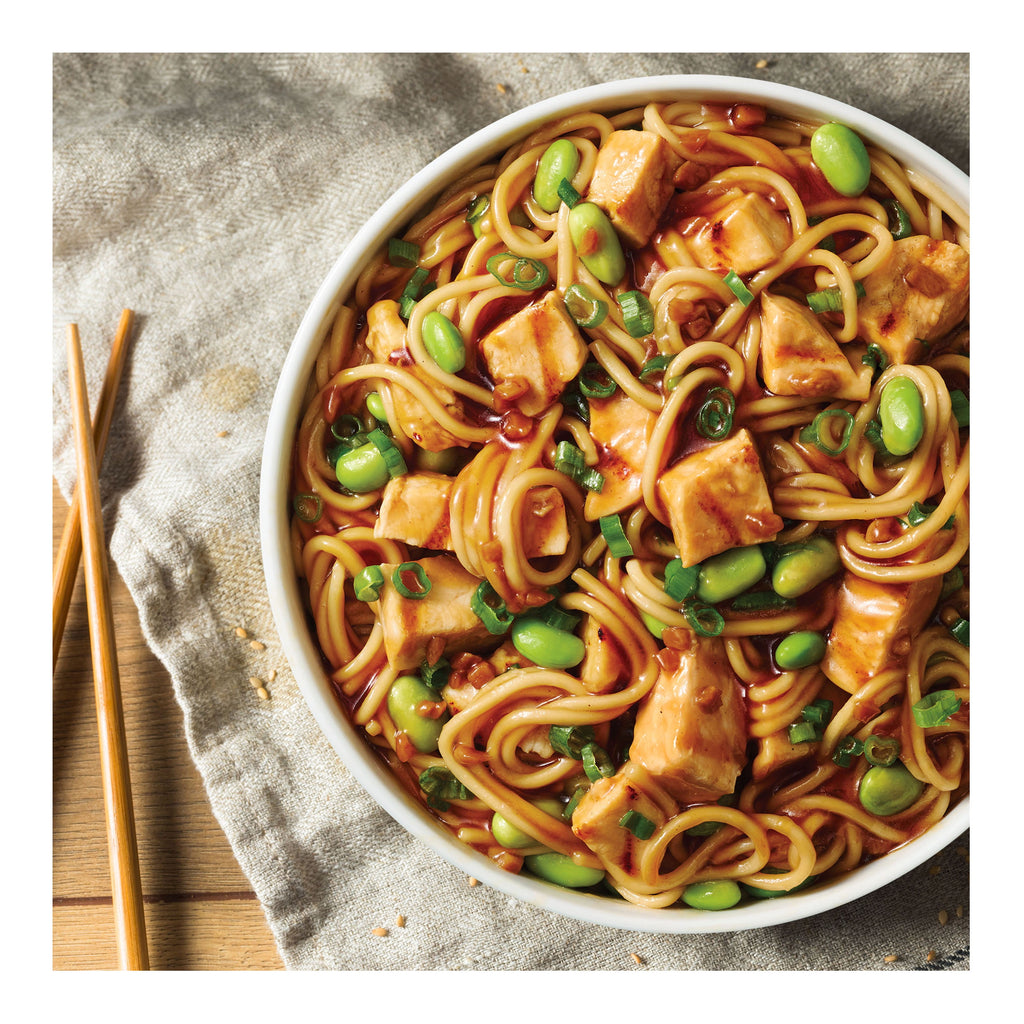 Esther Choi Stir Fried Noodles with Chicken Frozen 10.8 Oz