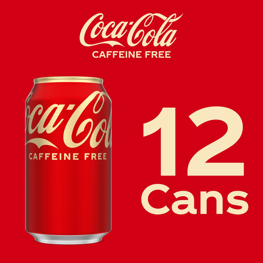 Caffeine-Free Soda Pop Fridge Pack Cans 12 Fl Oz Coca-Cola