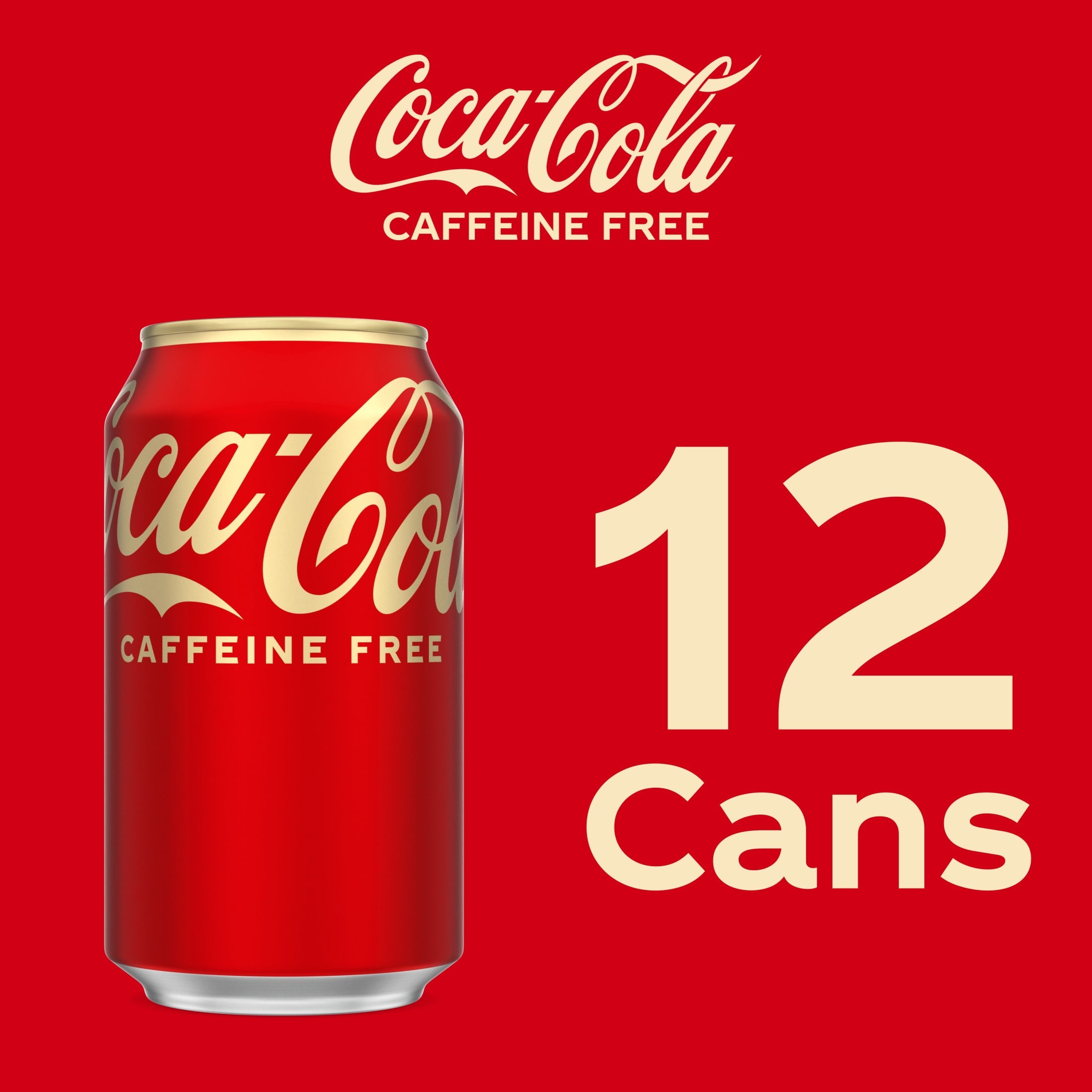 Caffeine-Free Soda Pop Fridge Pack Cans 12 Fl Oz Coca-Cola