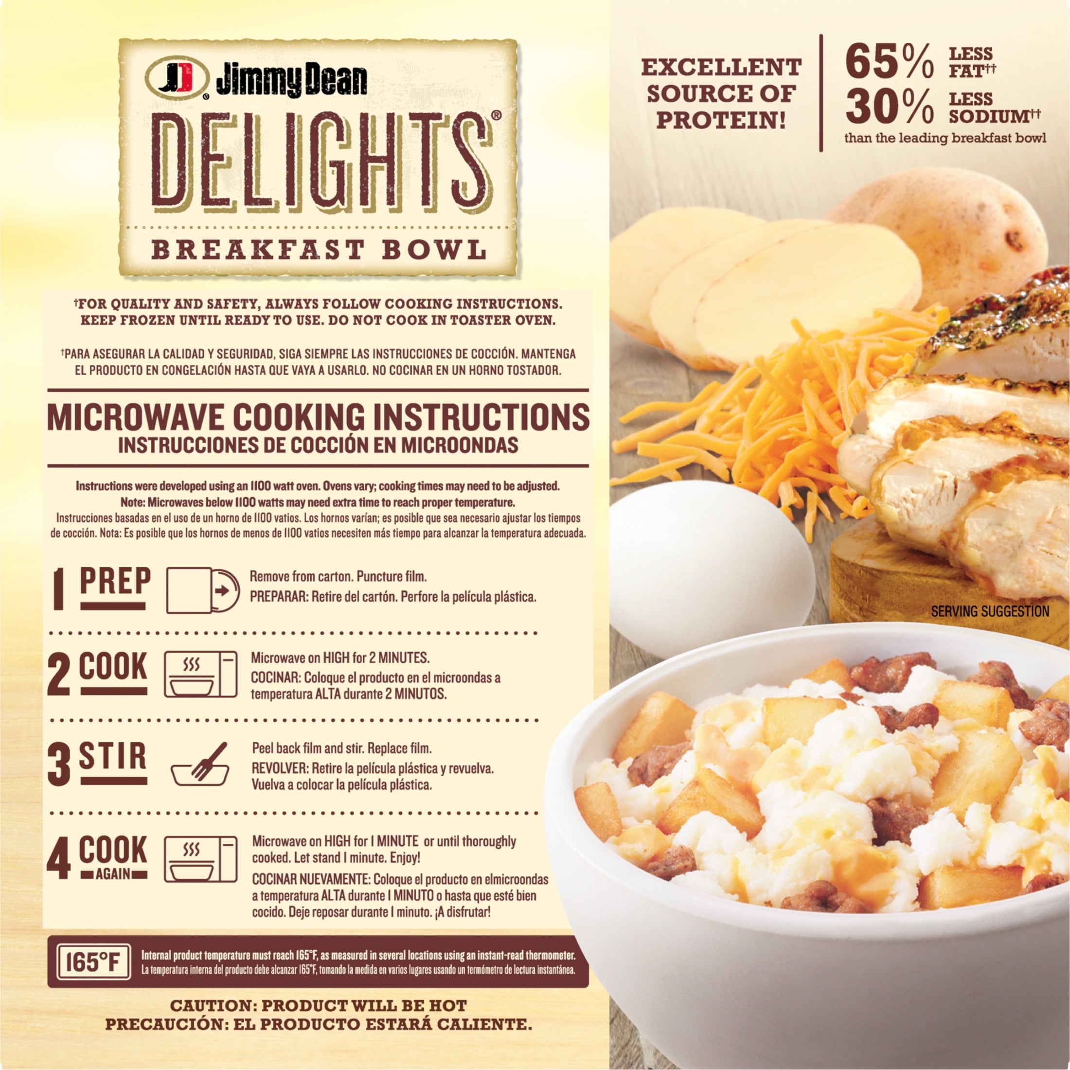 Jimmy Dean Delights Turkey Sausage Breakfast Bowl Frozen 7 Oz