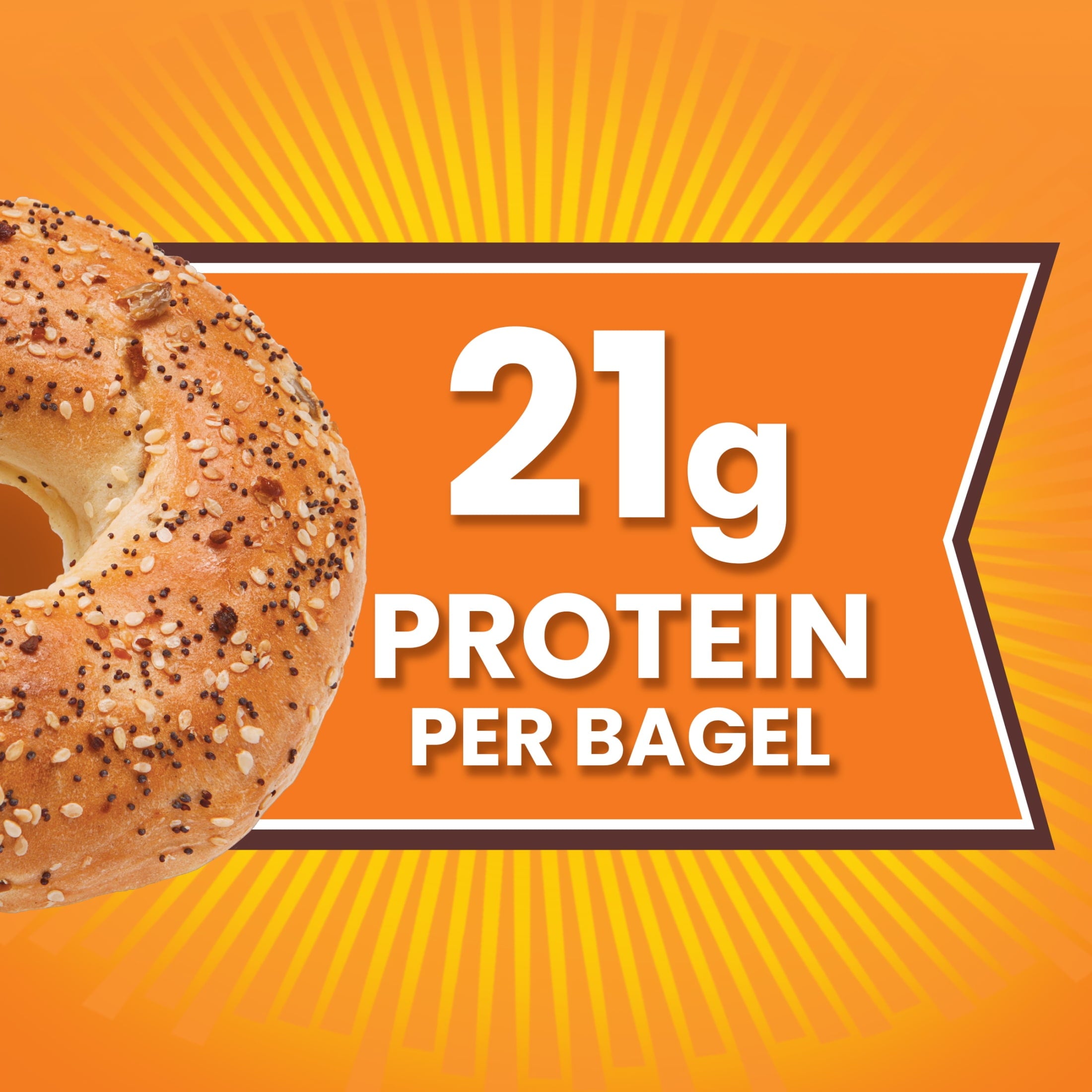 High Protein Everything Bagels 15.5 Oz 4 Count
