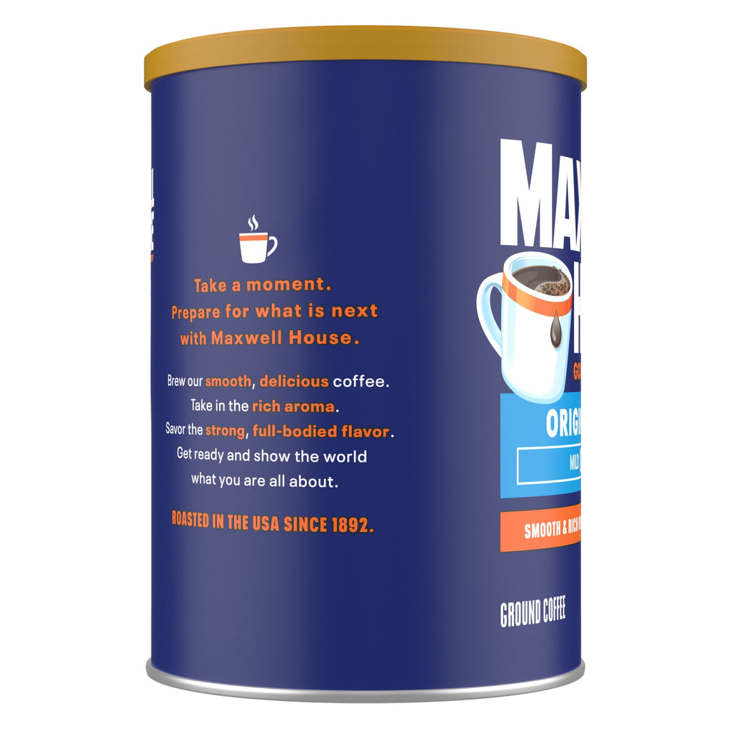 Maxwell House Original Roast Naturally Caffeinated Medium Roast Ground Coffee 10.3 oz Canister