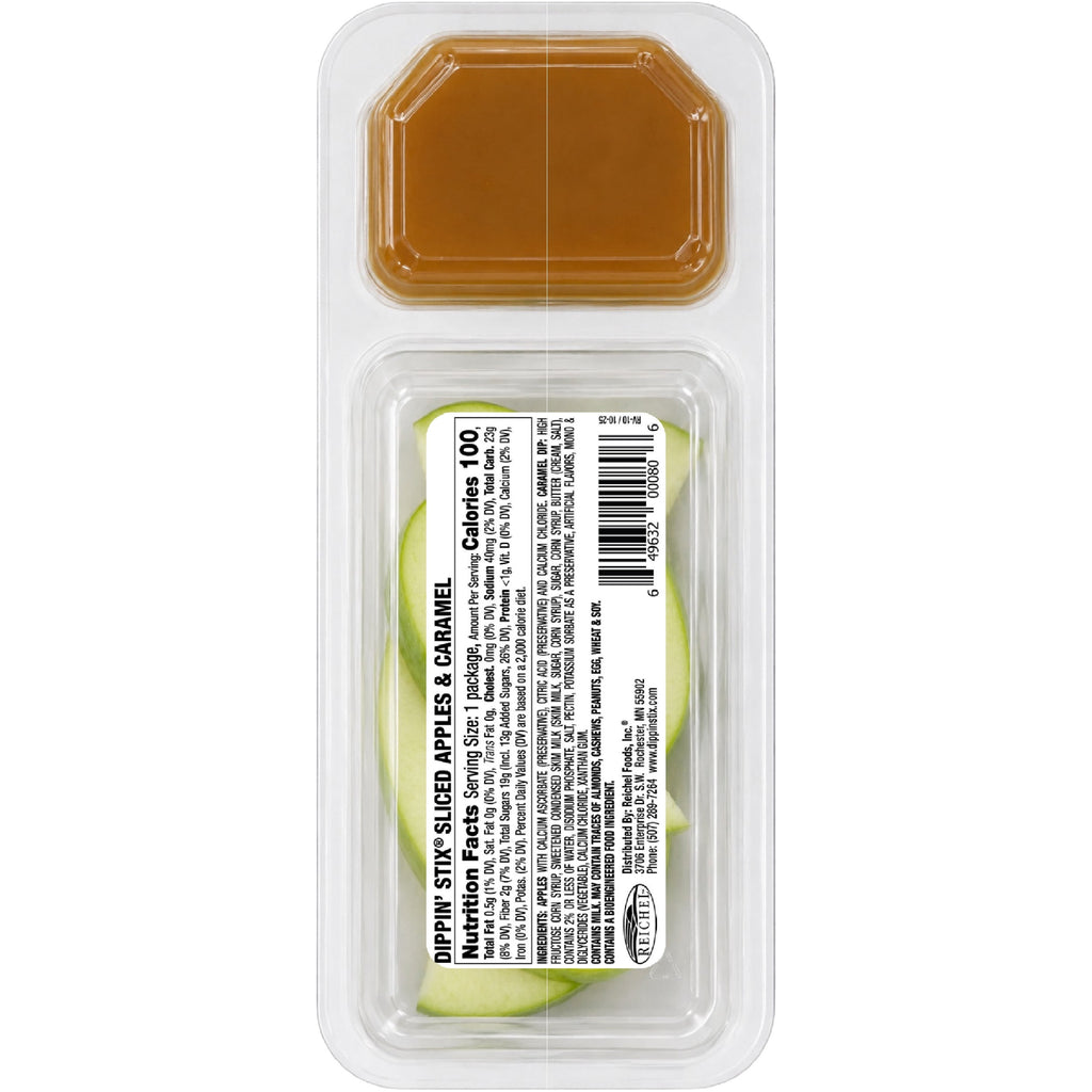 Dippin' Stix Sliced Apples & Caramel 2.75 Oz Tray
