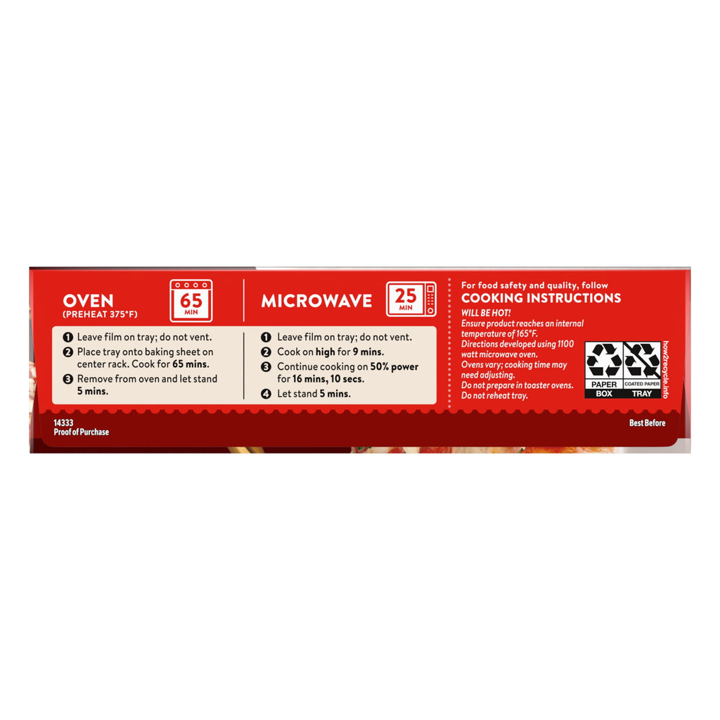 Stouffer's Family Size Lasagna with Meat and Sauce Frozen 38 Oz