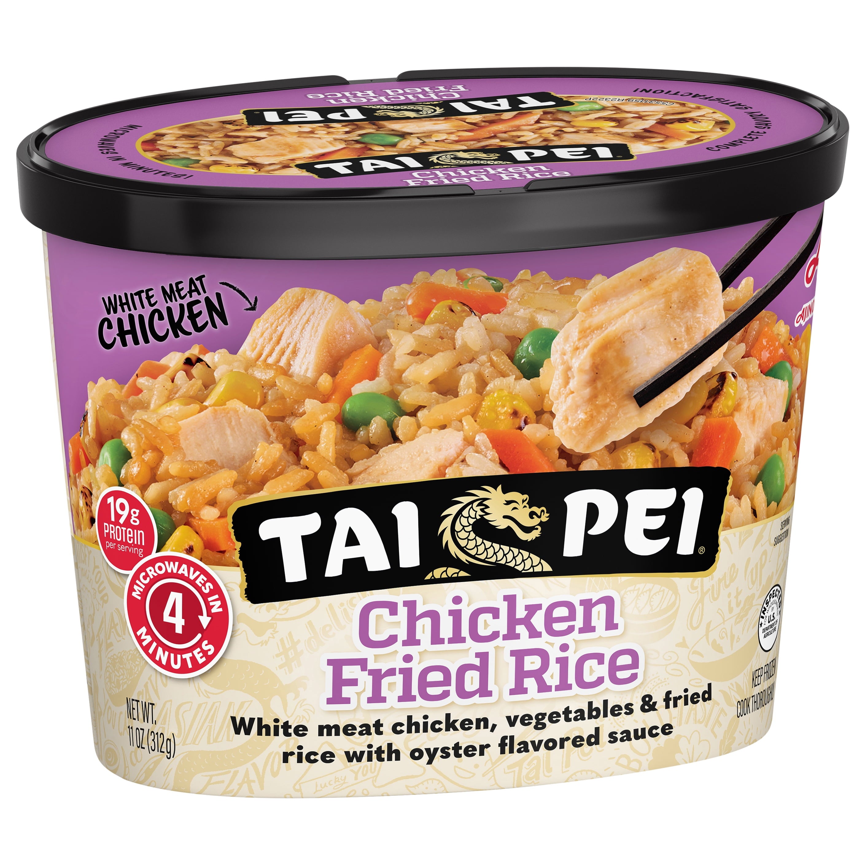 Tai Pei Chicken Fried Rice Frozen Asian Entree 11 Oz